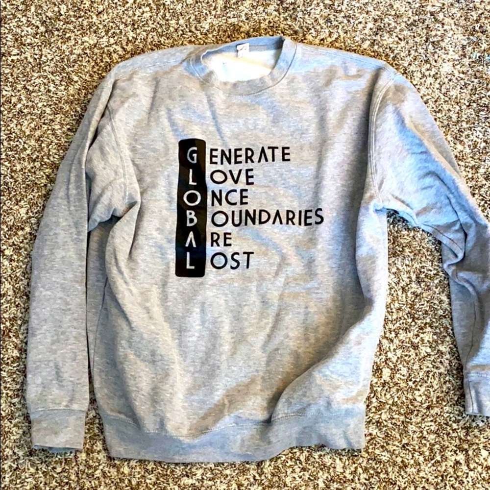 Motivational crew neck